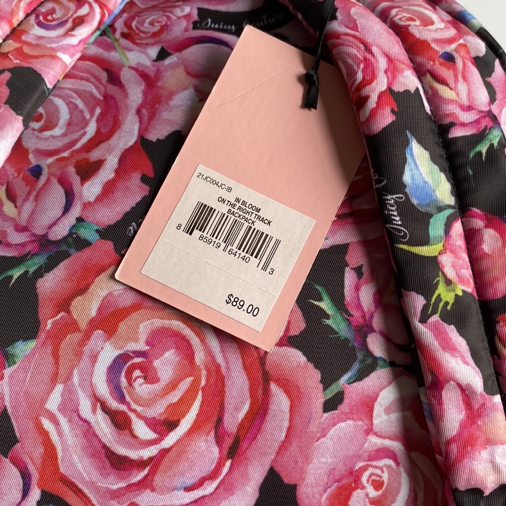 Juicy Couture Floral Backpack - Picture 4 of 5